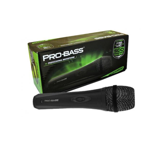 Microfone Probass Pro Mic 500 Dinâmico Com Fio. | Shopee Brasil