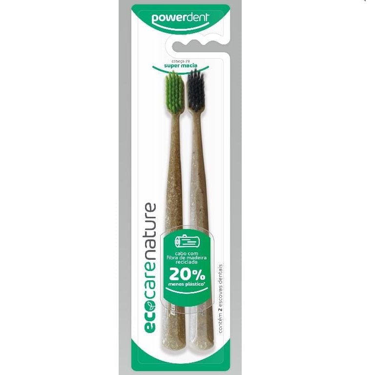 Escova De Dentes Eco Nature 2 Unidades