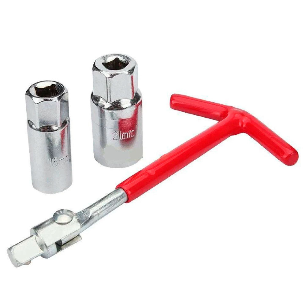 Chave de Vela Articulada Para Carros Com Soquetes 16mm e 21mm ...