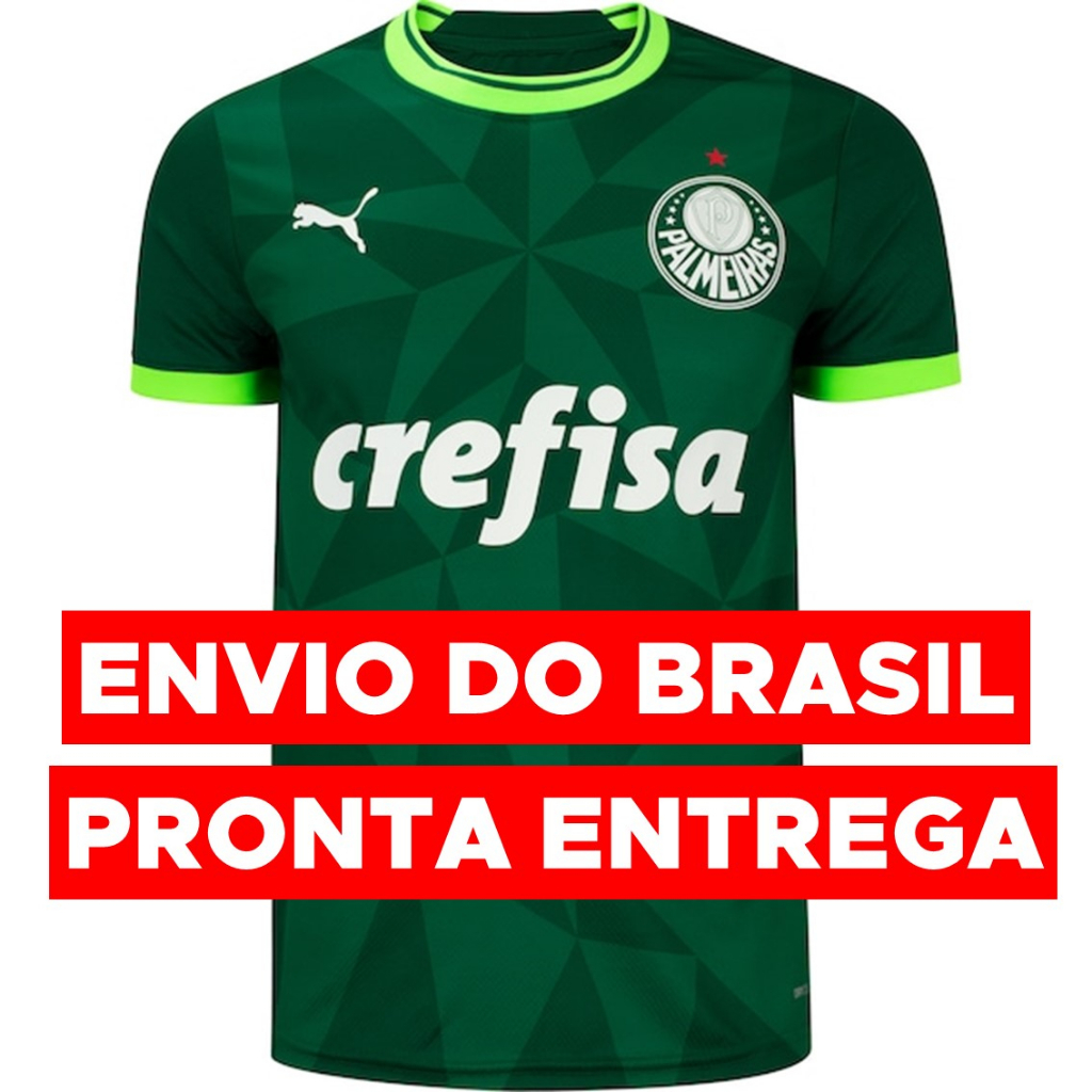Nova Camisa Do Palmeiras Verde 23/24 - Envio Imediato Camiseta De Time De  Futebol Oficial Tailandesa 1:1 - Escorrega o Preço