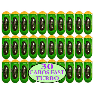 30 cabos tipo c turbo para revenda no atacado