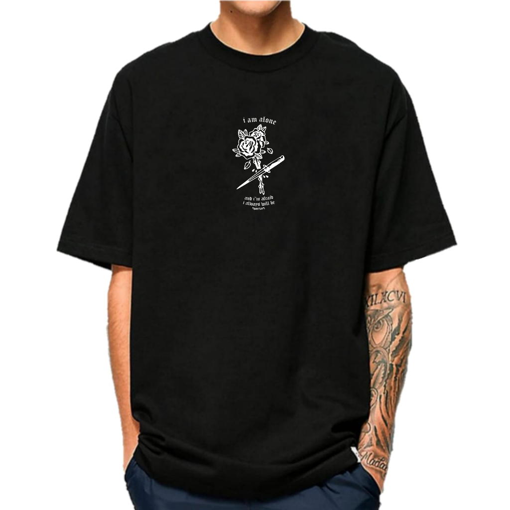 Camiseta Streetwear Trace Roses 100% Algodão fio 30.1 penteado envio rápido