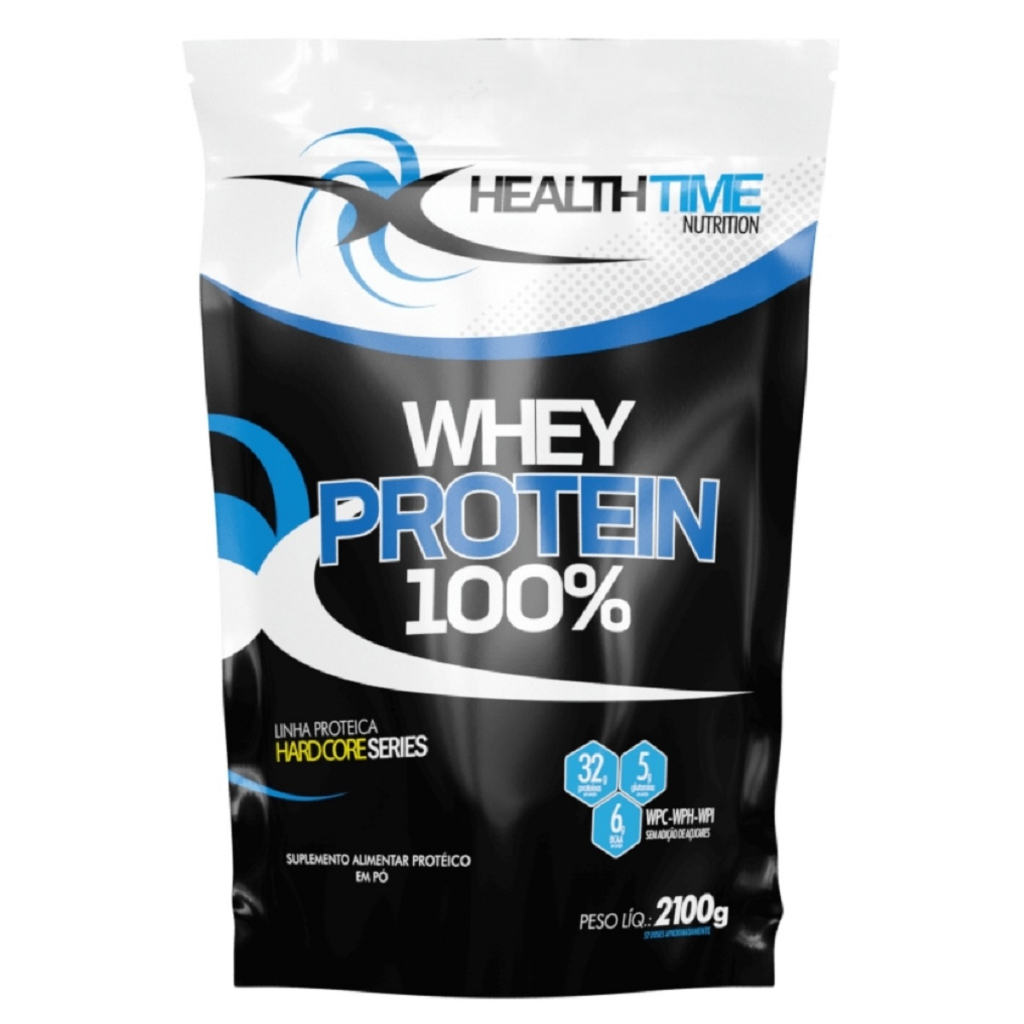 Whey Protein 100% Isolado Concentrado 2.100kg – 32g de Proteínas wey