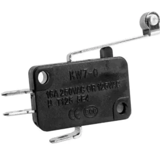 10pcs Chave Micro Switch Fim De Curso Haste 29mm Com Roldana
