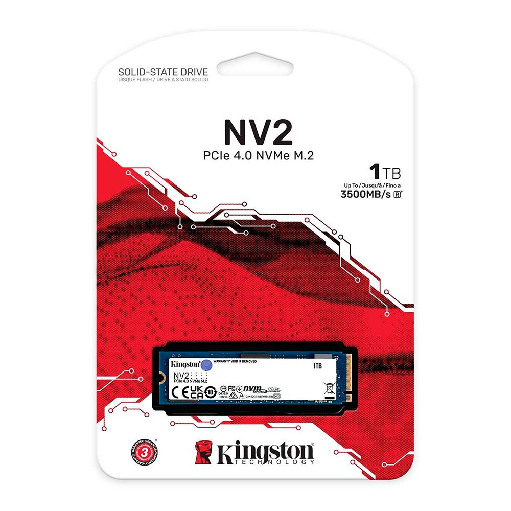 SSD Kingston 250GB 500GM 1TB M2 NV2 Ultra Rápido M.2