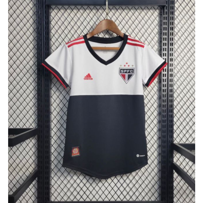 Camisa do São Paulo Feminina Preta e Branca MAIS VENDIDA Edição 2023/2024 - A PRONTA ENTREGA