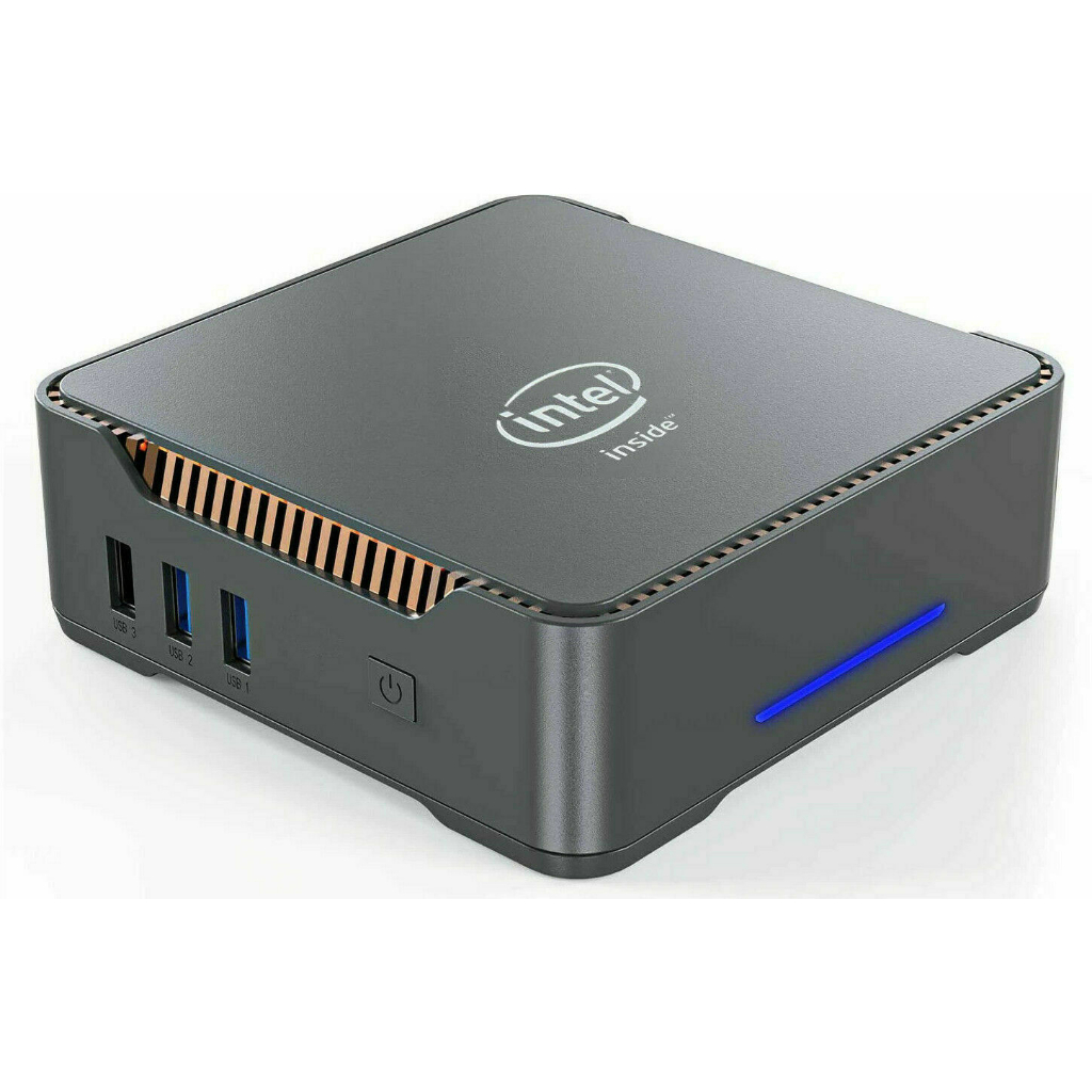 Windows 11 Profissional Mini PC Intel J4125 Quad Core 2.7GHz 8GB RAM DDR4 128GB SSD GK3V