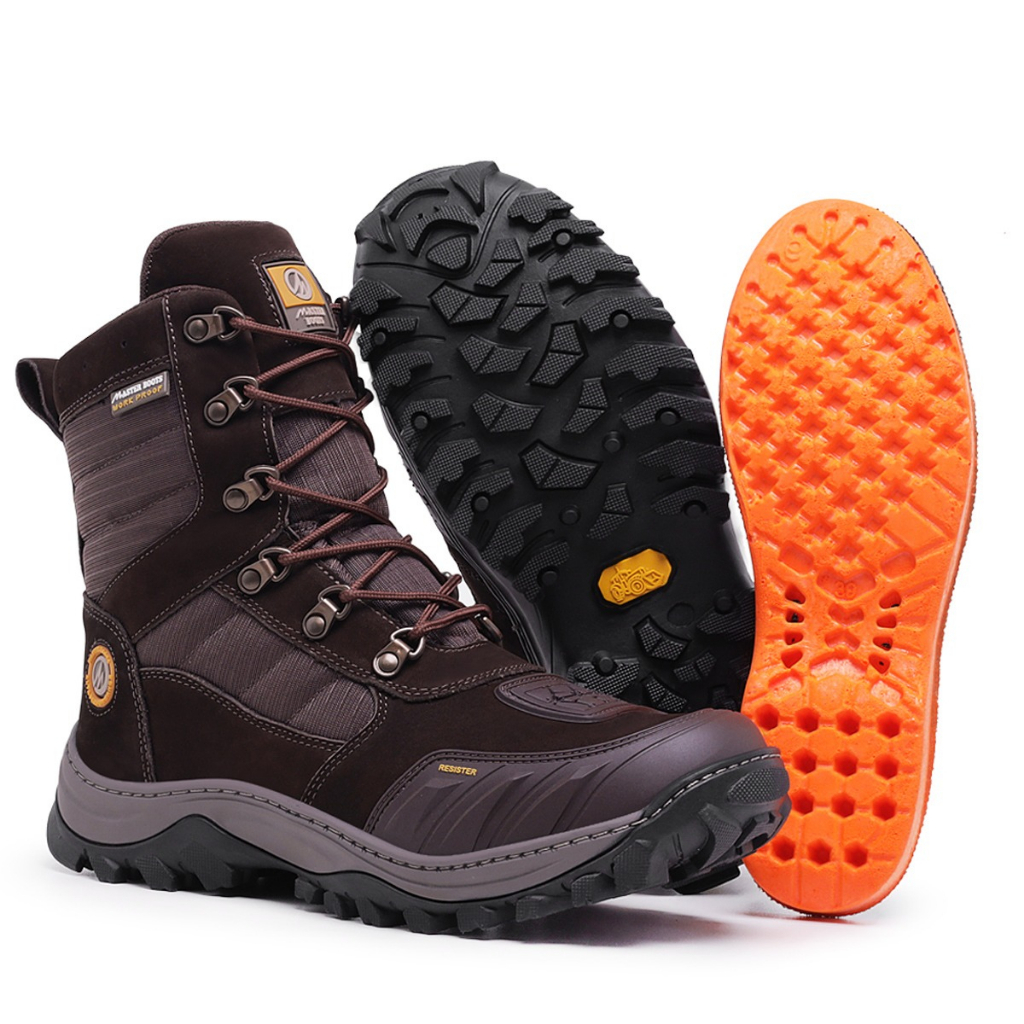 bota Resister Master Boots couro legitimo palmilha em gel | Shopee Brasil