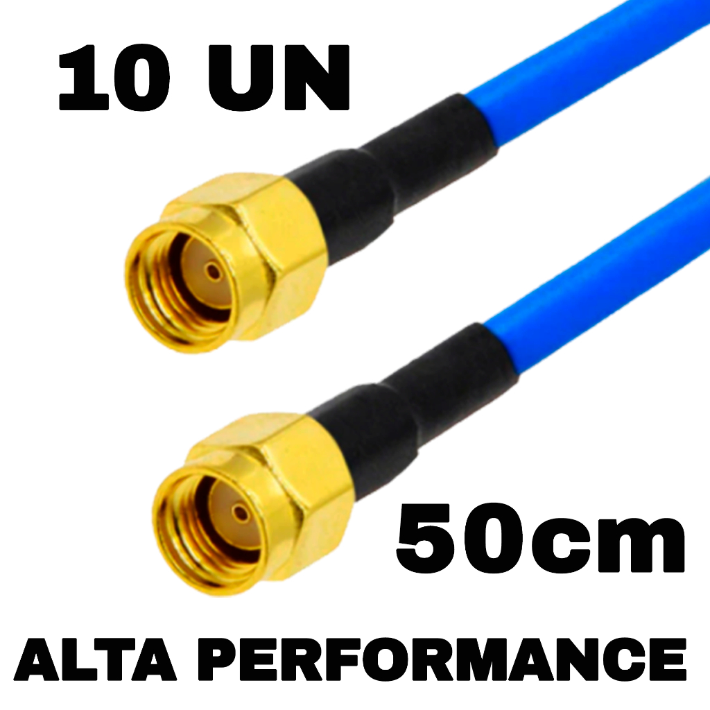 10 Ubiquiti Pigtail Rocket M5 Rocket Ac, Rb 912 Sma/sma 50cm semi ...