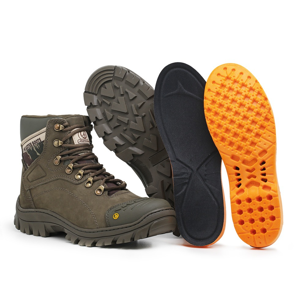 bota 9820 Master Boots couro legitimo solado borracha | Shopee Brasil