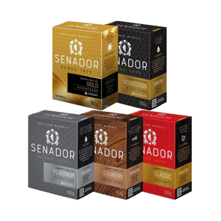 Sabonete Senador Kit Com 5 Sabonetes Sortidos de 130g