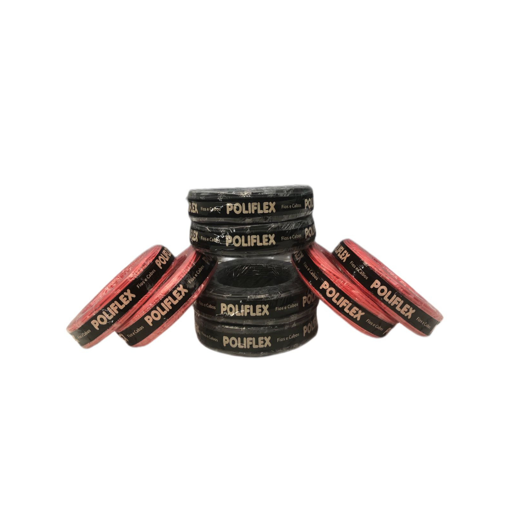 Cabo Fio Flexível 4mm Rolo 100 Metros