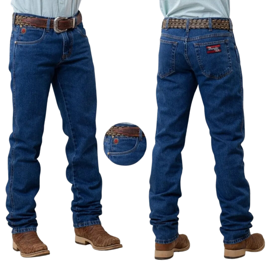 Calça Country Jeans Masculina Tradicional Texana Tendencia Agro ...