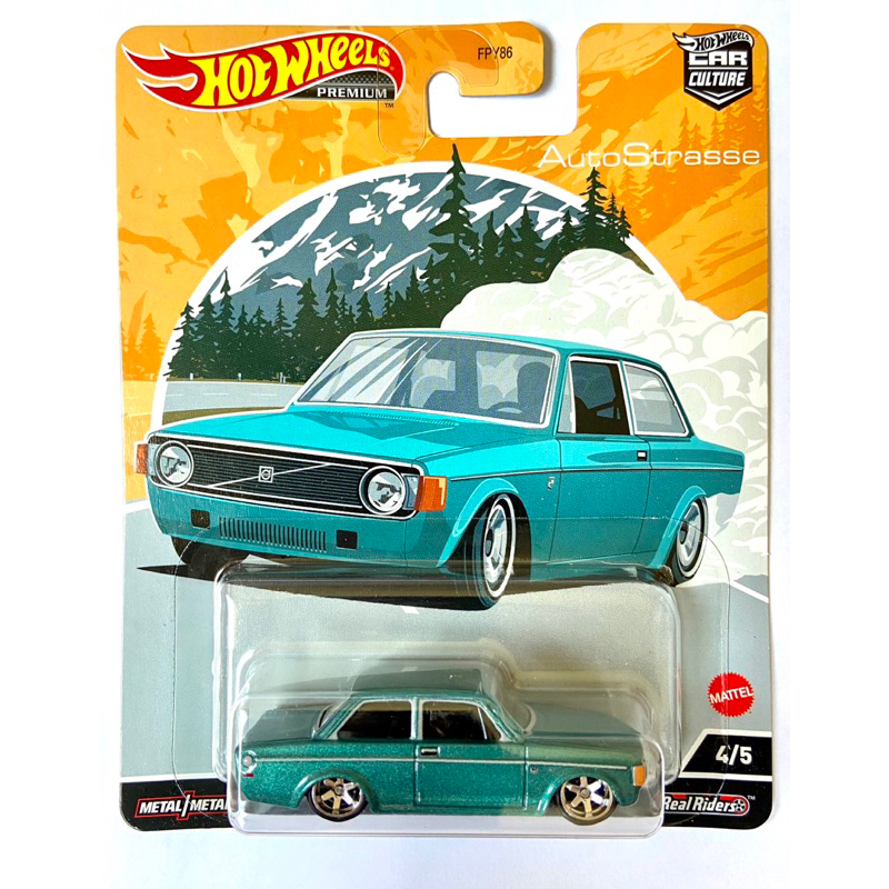 Hot Wheels Premium 73 Volvo 142 GL Car Culture Auto Strasse