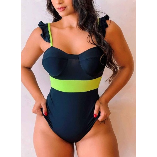 Body Maiô Costas Nuas Modelador Disfarça Barriga Drapeado - Hype Modas