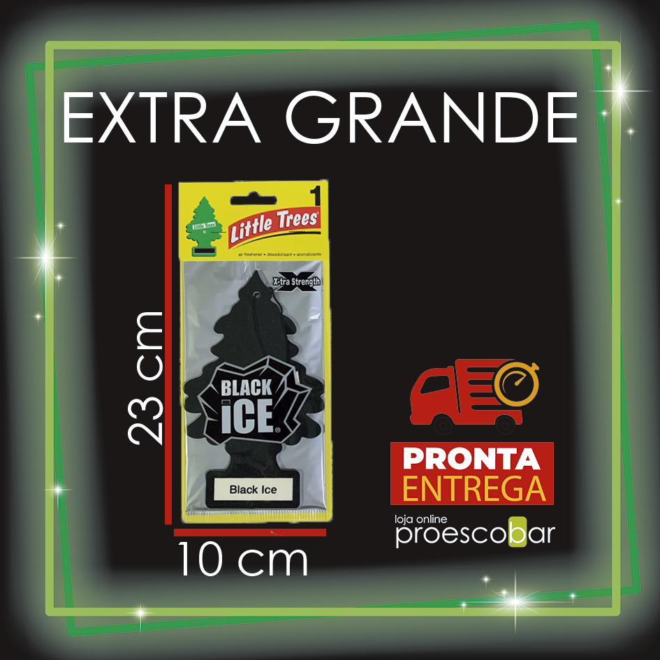 Little Trees - Black Ice - Original - Extra Grande | Shopee Brasil