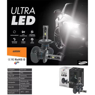 Lâmpada Ultra Led H4 Premium