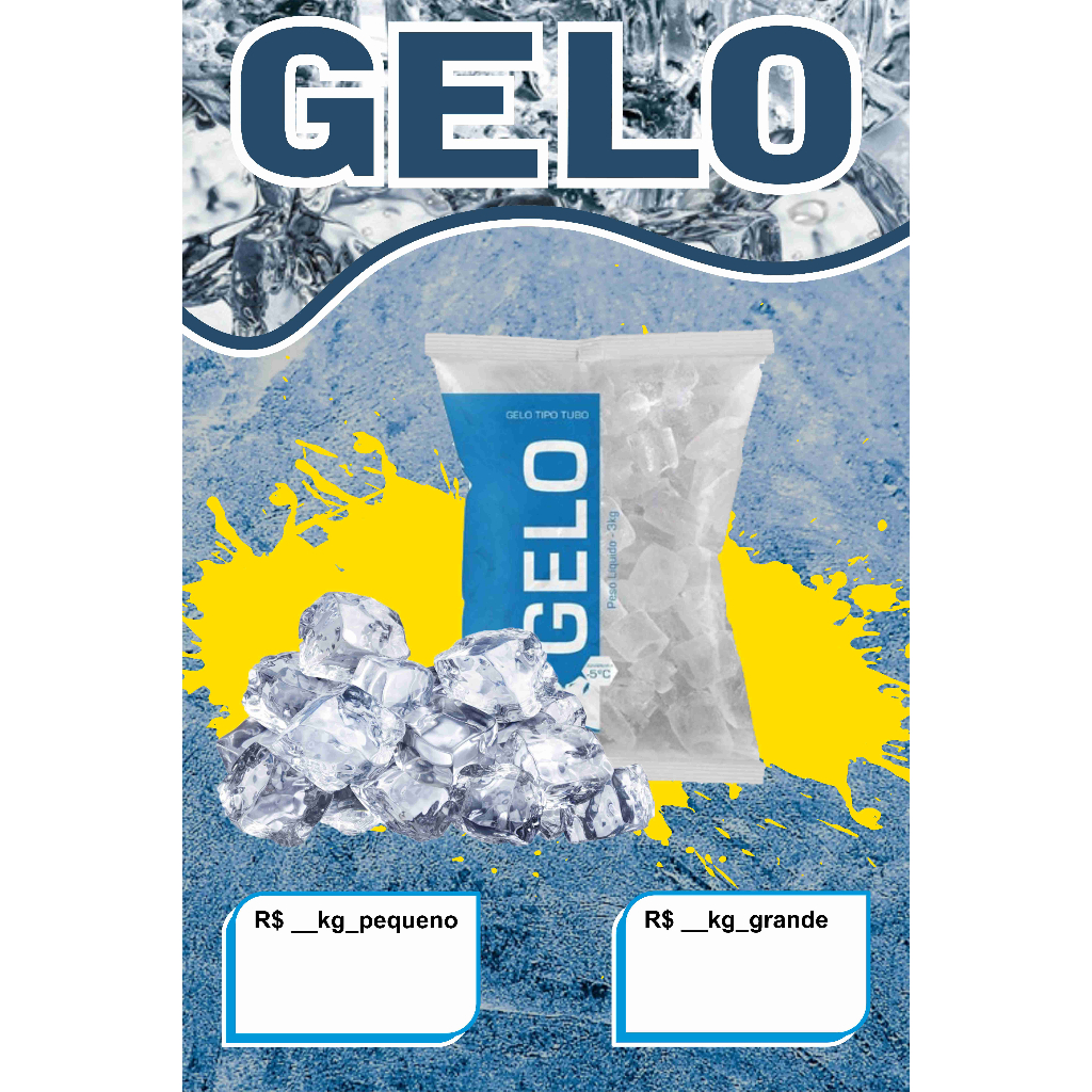 Banner Comercial Gelo venda mais | Shopee Brasil