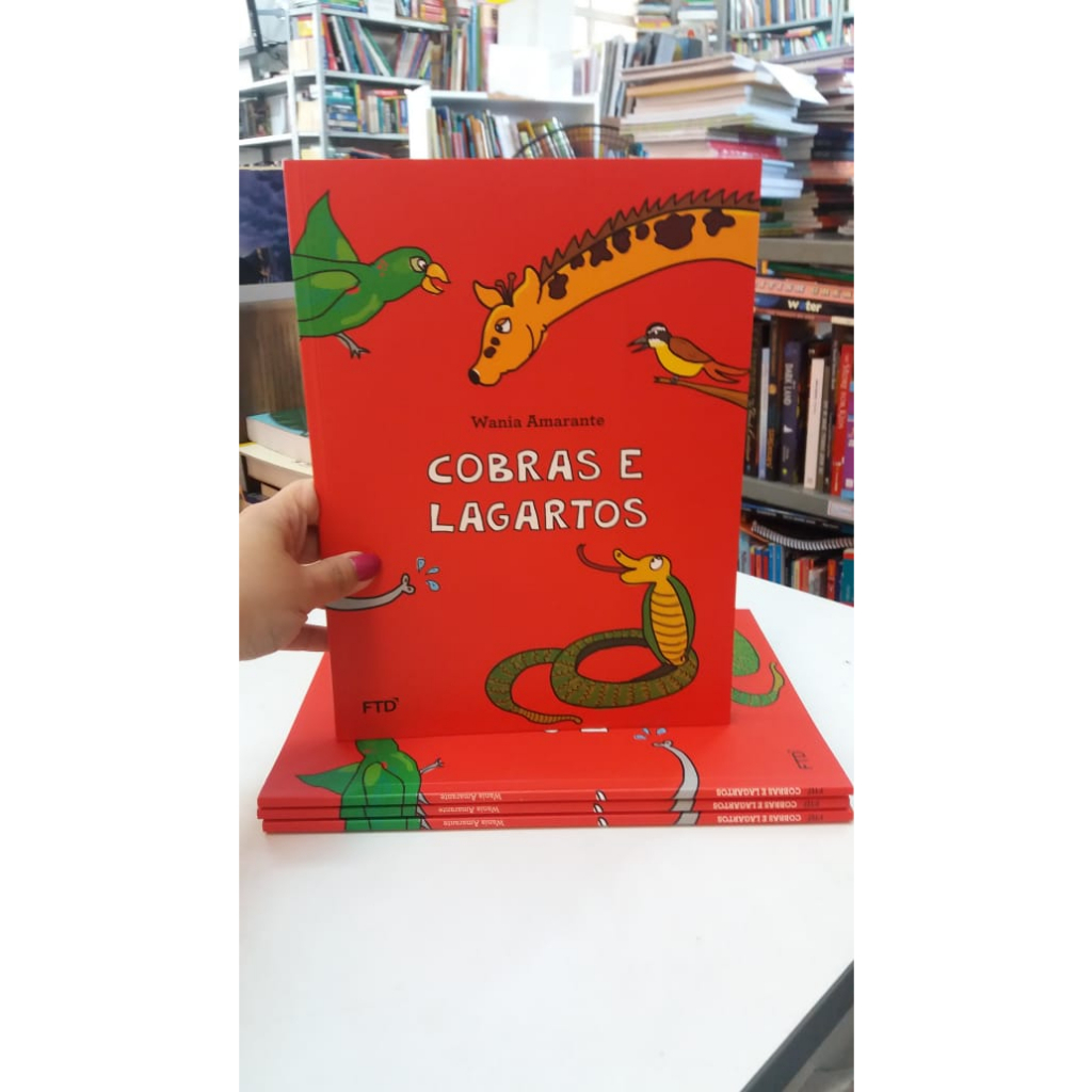 LIVRO - COBRAS E LAGARTOS - WANIA AMARANTE - COM SUPLEMENTO - NOVO E ...