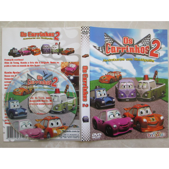 DVD OS CARRINHOS 2 / Aventuras Em Rodópolis - DVD Impecável