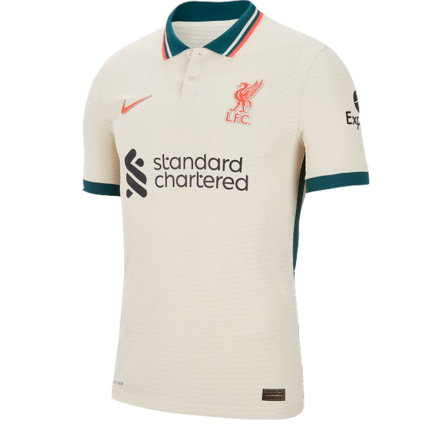 Camisa Do Liverpool Polo Bege 2020 2021 Tailandesa - Edição Limitada ...