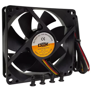Cooler Fan 80mm x 80 mm x 25mm Ventoinha 8cm Para Pc Gabinete 3 Pinos Molex