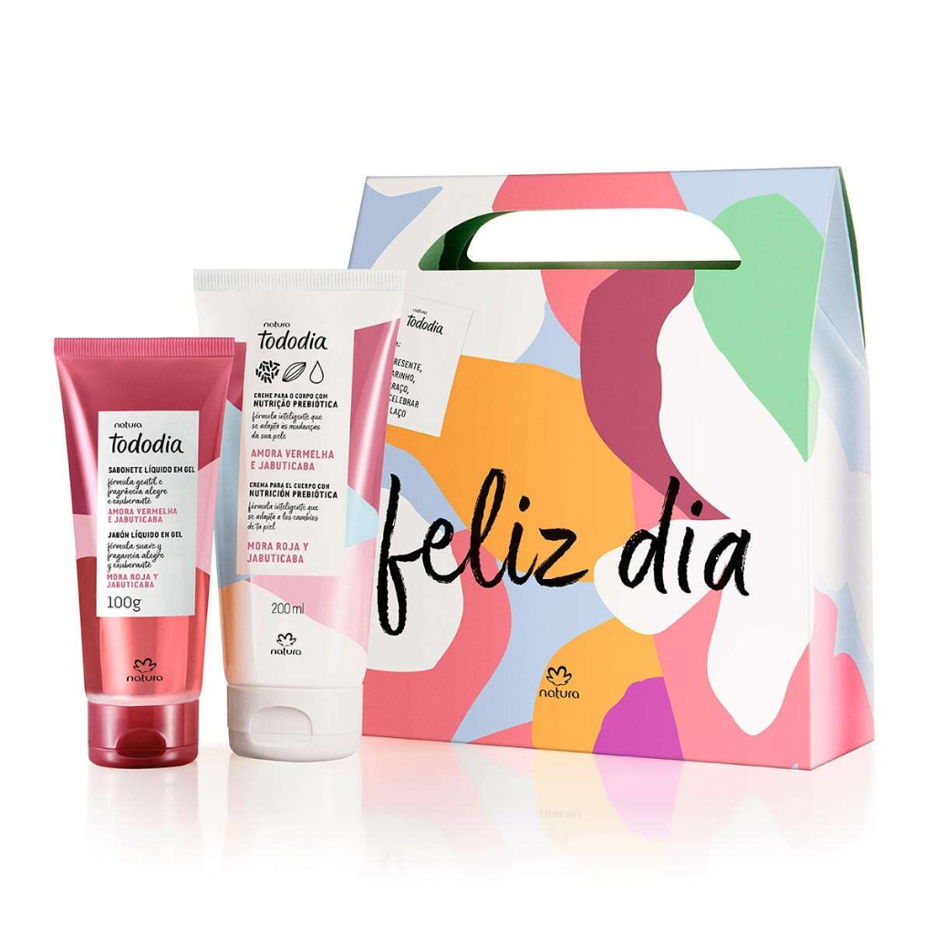 Presente Dia das Mães Kit Natura Tododia Amora Vermelha E Jabuticaba ...