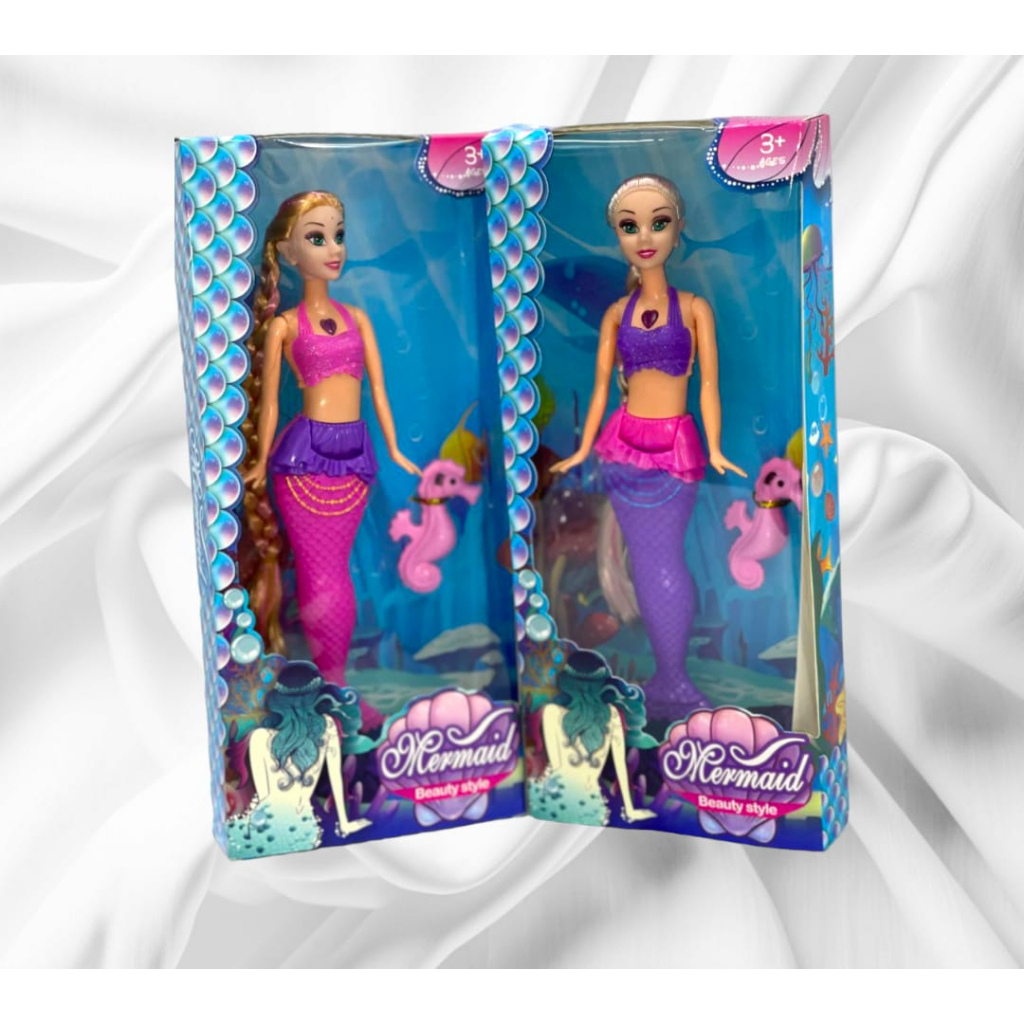 Boneca Barbie Sereia Luz E Brilho - Morena Cmg75 - MP Brinquedos