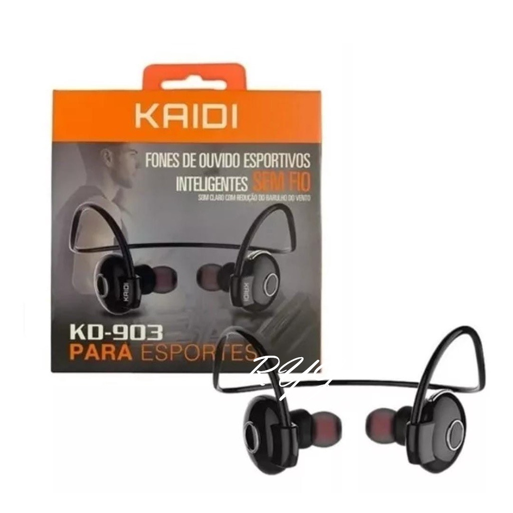 Fone De Ouvido Bluetooth Sport Kaidi KD-903 Origina | Shopee Brasil