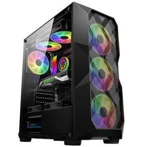 Gabinete para PC Gamer RGB Gb1710 Com 6 Fans rgb Inclusa - Hayom