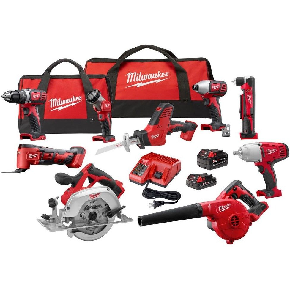 Ferramentas Milwaukee M18 18V Cordless LithiumIon 15Tool Kit Combo