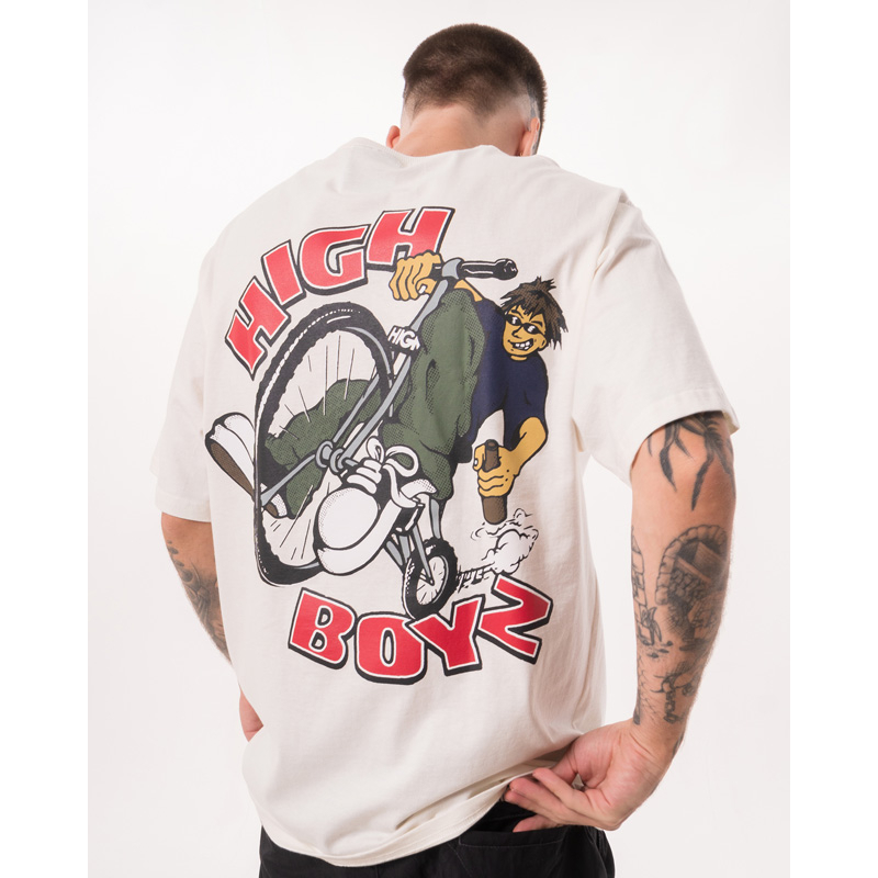 Camiseta HIGH company Tee Wheelie nova.