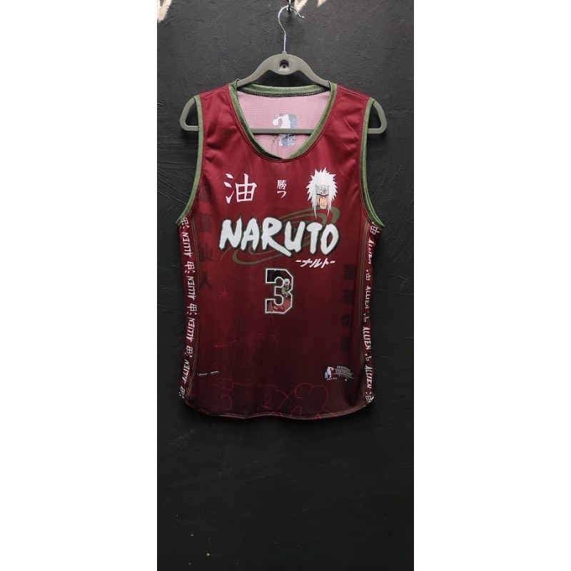 Jiraiya Sensei Red - Naruto Shippuden - Regata NBA