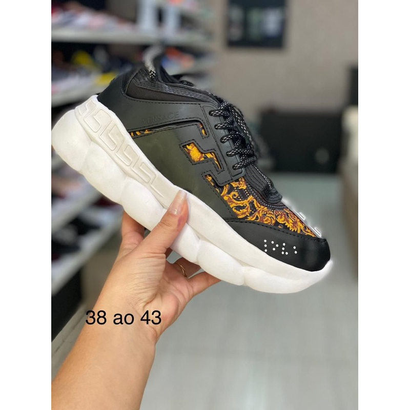 Tênis Masculino Versace Chain Reaction