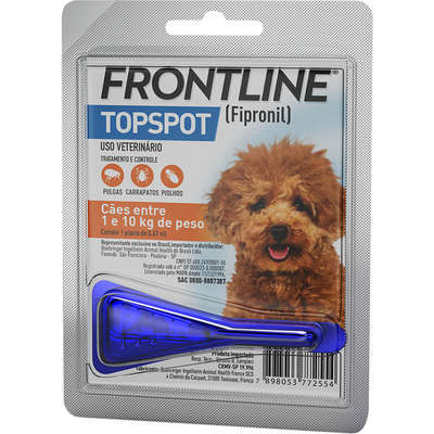 Frontline TopSpot Cães de 1 a 10Kg
