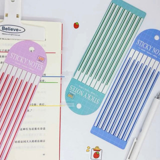 Tirinhas Autoadesivas com Sublinhado Sticky Notes Cartela com 160 ...