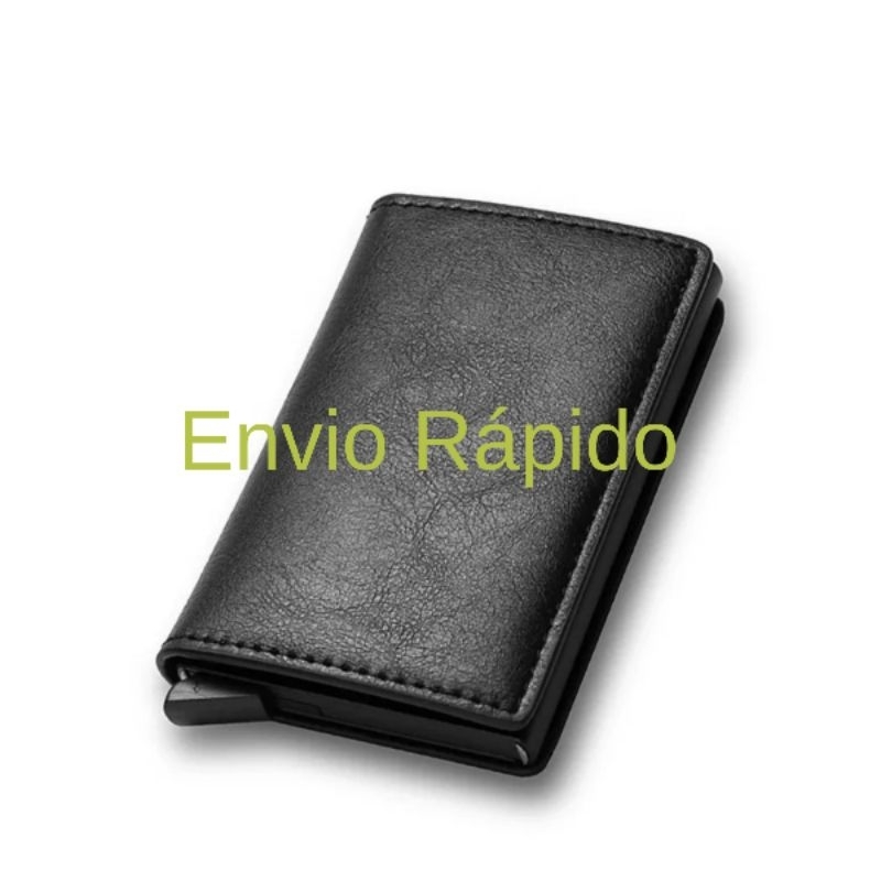 Portafoglio William da Uomo - Nero in Vera Pelle con Protezione RFID