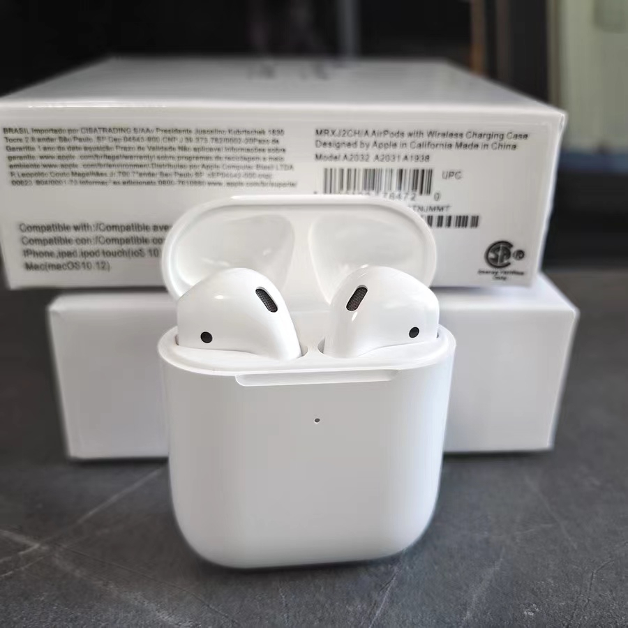 Fone de ouvido Airpods 2 Bluetooth 5.0 TWS Fun o Completa Para