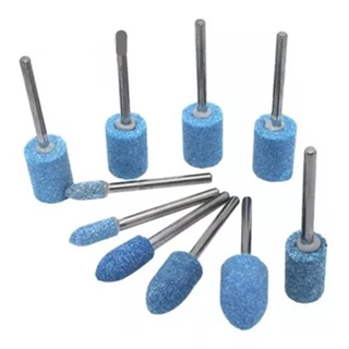 Kit Pontas Montadas Pedra Esmeril Ideal Para Acabamentos Polimentos - Conjunto Para Mini Furadeira Drill Retifica