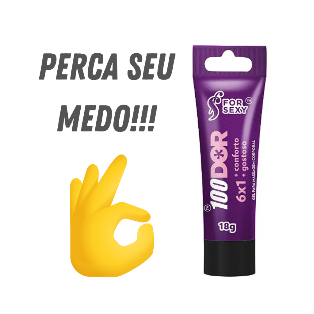 Gel Anestésico 100 Dor 6x1 18g For Sexy Lubrificante Íntimo Para Sexo Anal  Sem Dor Sexyshop - Corre Que Ta Baratinho