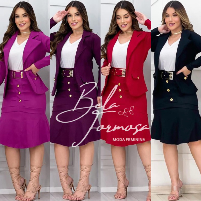 Conjunto de best sale roupa feminina evangelica