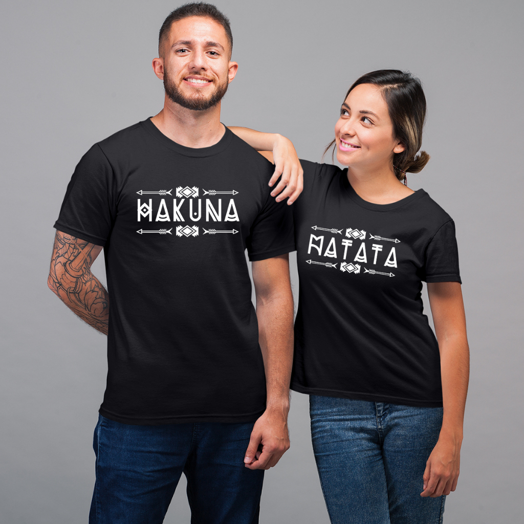 Hakuna matata couple shirts deals