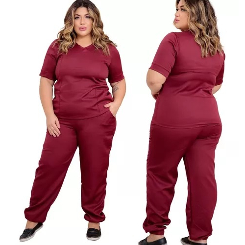 Pijama Hospitalar Scrub Conjunto Em Gabardine Pijama 10