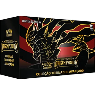 Pokémon Espada & Escudo Origem Perdida - Box Treinador Avançado 90 Cartas (Amarelo) - Copag