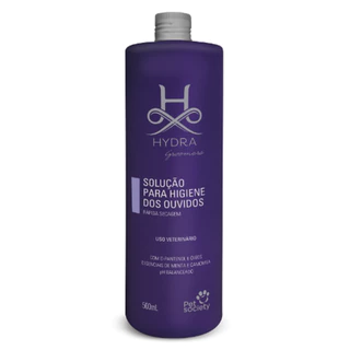 Solução Para Higienização Dos Ouvidos 500ml - Cães e Gatos - Hydra Pet Society