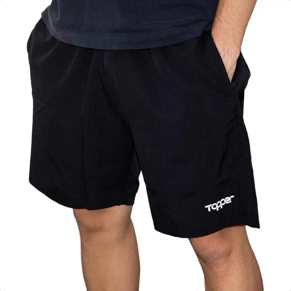 Bermuda Topper Com Zíper Masculina Esportiva Confortável Original com Nota Fiscal e Garantia