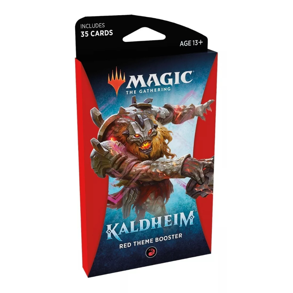 Magic The Gathering Kaldheim Red Theme Booster Temático Original