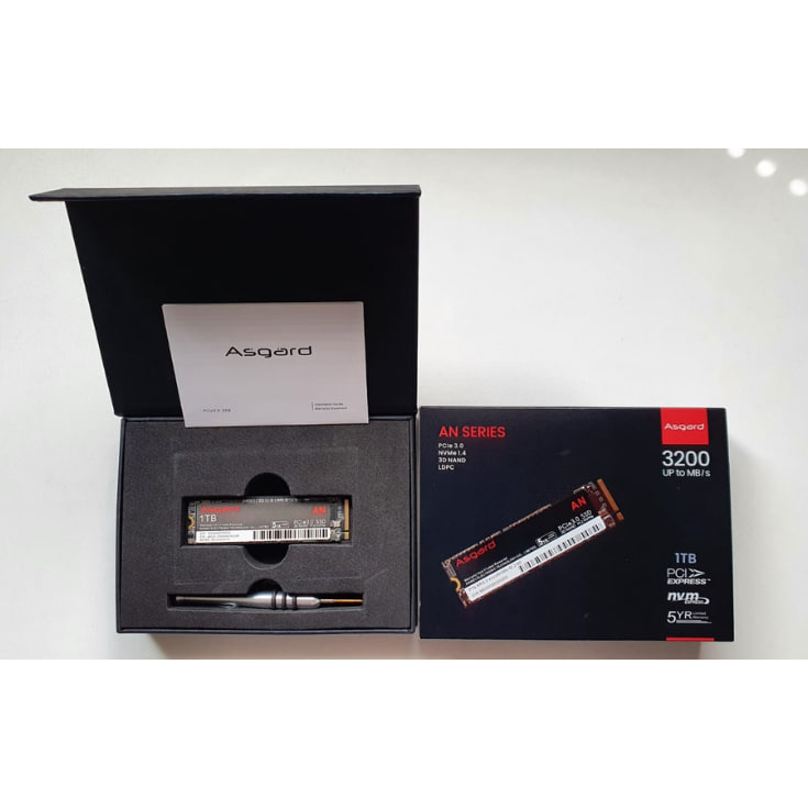 SSD ASGARD PREMIUM NVMe PCIe3.0 512 GB e 1 TB, até 3300 Mbs