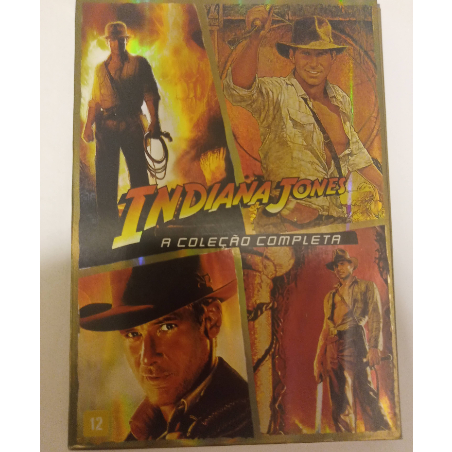 Coleção 4 Dvds Indiana Jones - Dublado E Leg.