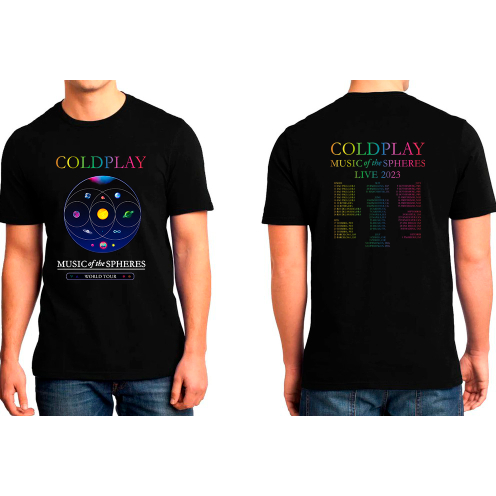 Camiseta Coldplay Tour 2023- 100% Algodão Unissex